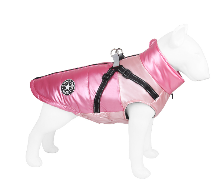 Everyday Polyester Pet Coat, Sized S Through 7XL, for dogs.