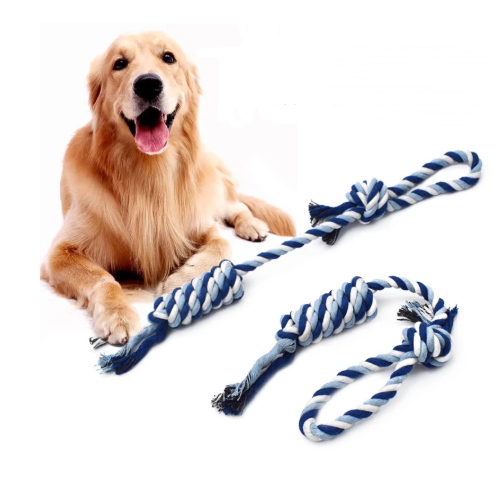 Pure Cotton Rope Knot Toy, for dogs.