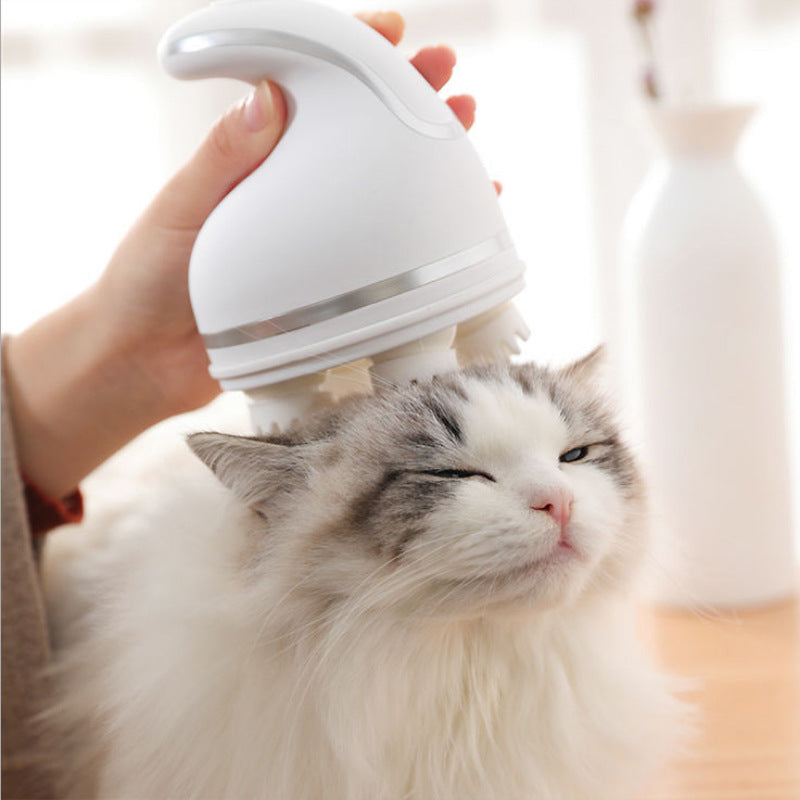 Handheld Electric Head Massager for Dog Relaxation
