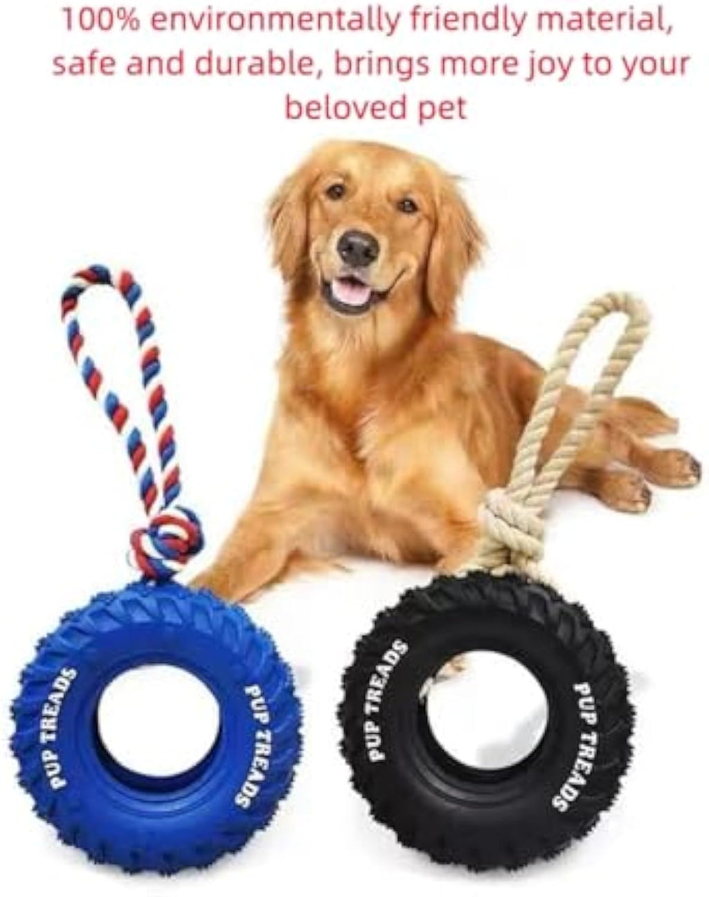 Durable Treat-Dispensing Chew Toy for Large Dogs