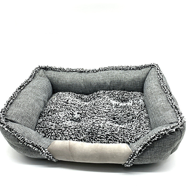 Removable-Cover Cloth Pet Nest Mat, 48 x 35 cm, for dogs and cats.