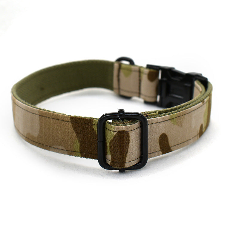 Camouflage Print Leash and Collar Set, for dogs.