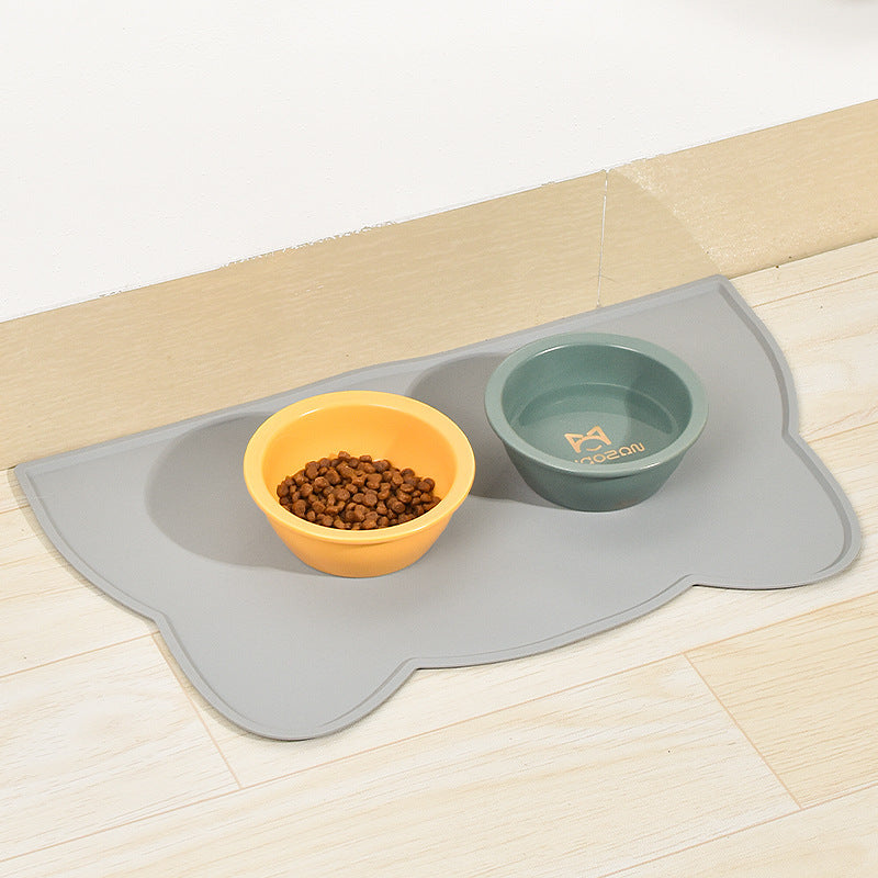 Silicone Anti-Skid Feeding Mat for Cats and Dogs