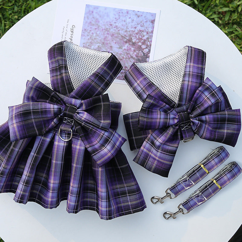 Skirted Harness and Leash Set, for dogs.