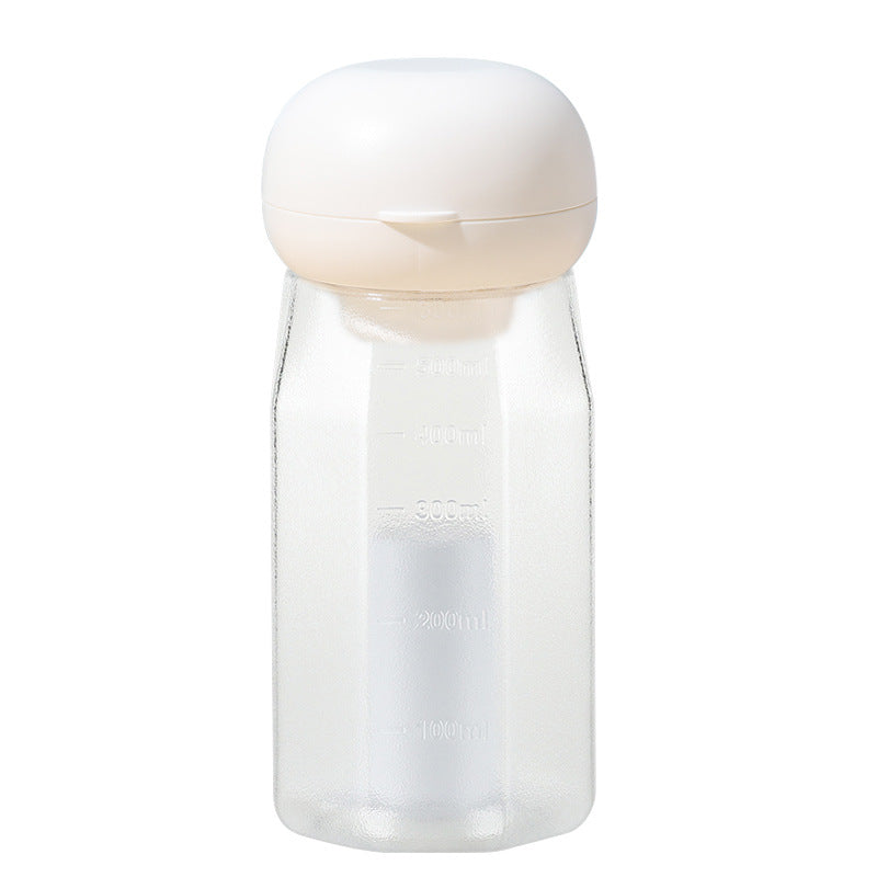 Portable 600ml Water Cup with Poop Bag Holder, for dogs and cats.