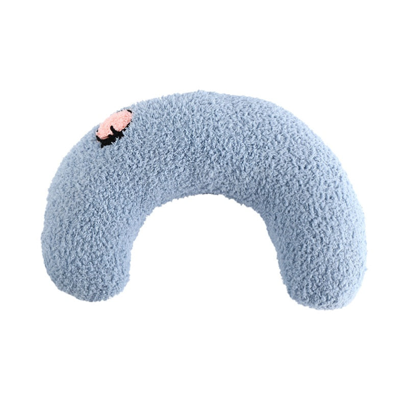 Soft Cotton Moon-Shaped Pillow for Small Dogs and Cats