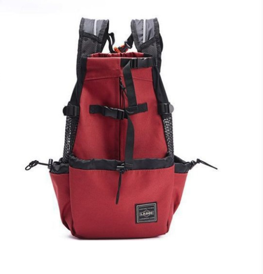 Ventilated Pet Travel Backpack with Safety Buckle