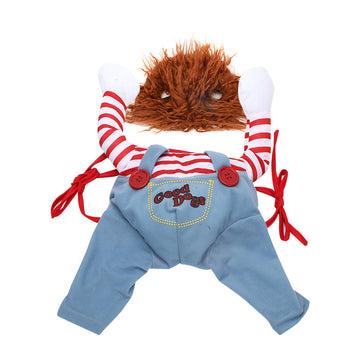 Halloween Pet Costume – Funny Adjustable Cosplay Outfit for Dogs – detail view
