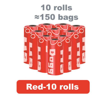Scented Disposable Pet Waste Bags, Easy-Tear Design, for dogs and cats.