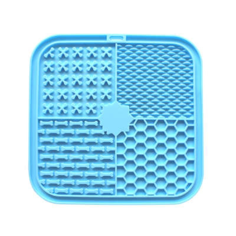 Octagonal Silicone Licking Pad for Slow Feeding, for dogs and cats.