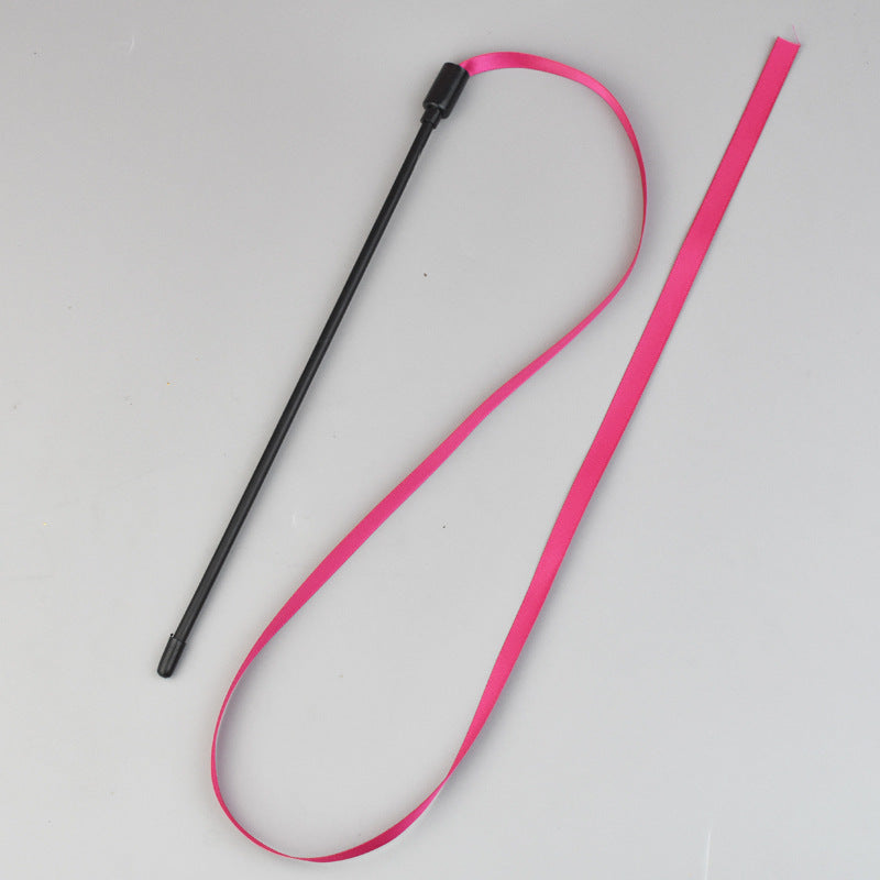Interactive Rainbow Wand Toy, for cats.
