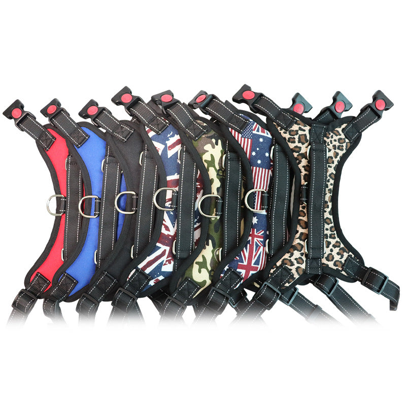 Reinforced Polyester Chest Harness Strap, for dogs.