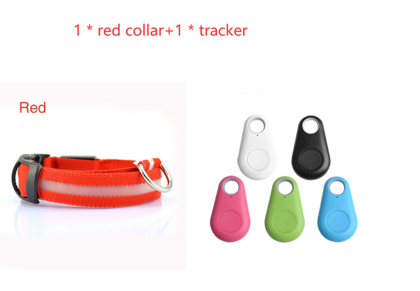 LED Safety Dog Collar with Replaceable Batteries, for dogs.