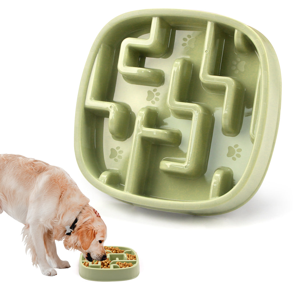 Maze-Style Slow Feeder Bowl, for dogs and cats.