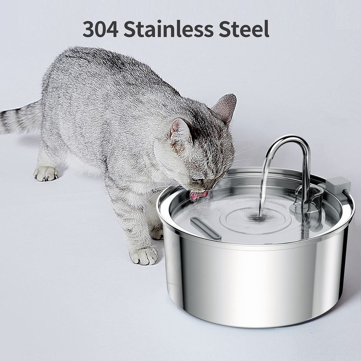 Stainless Steel Automatic Filtered Pet Water Fountain