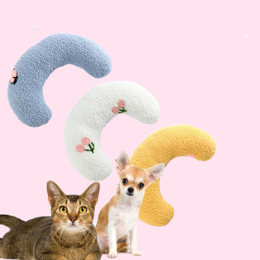 U-Shaped Neck Support Pillow for Small Dogs and Cats