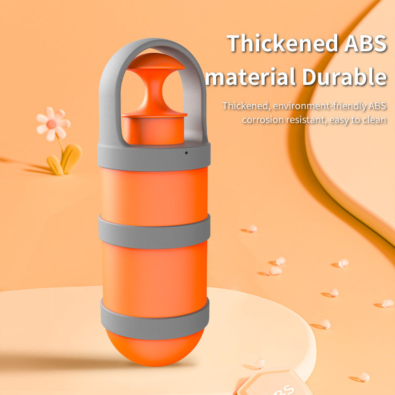 Portable Waste Bag Dispenser with Refill Roll for Dogs