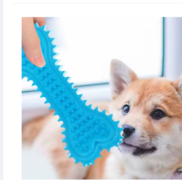 TPR Heart-Bone Chew Toy, for dogs.