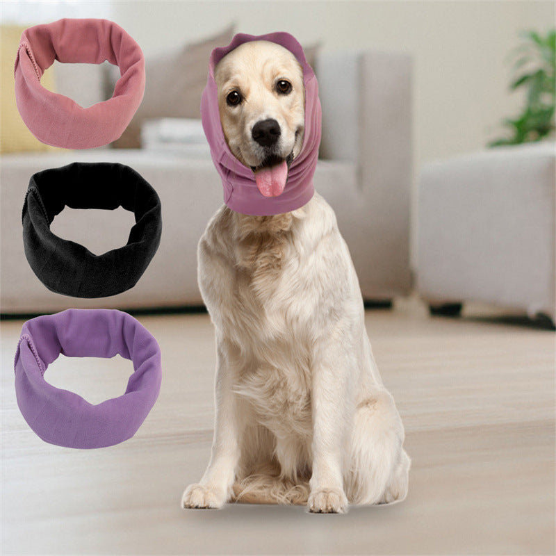 Stretch Fabric Ear Covers, for dogs.