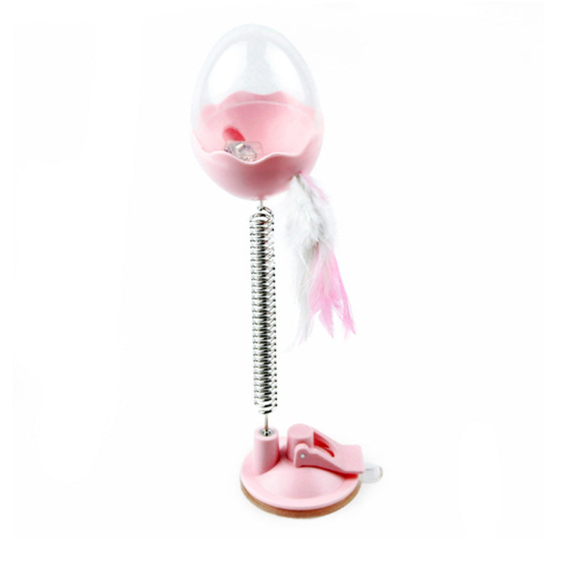 Suction-Cup Treat-Dispensing Toy for Playful Cats, for cats.