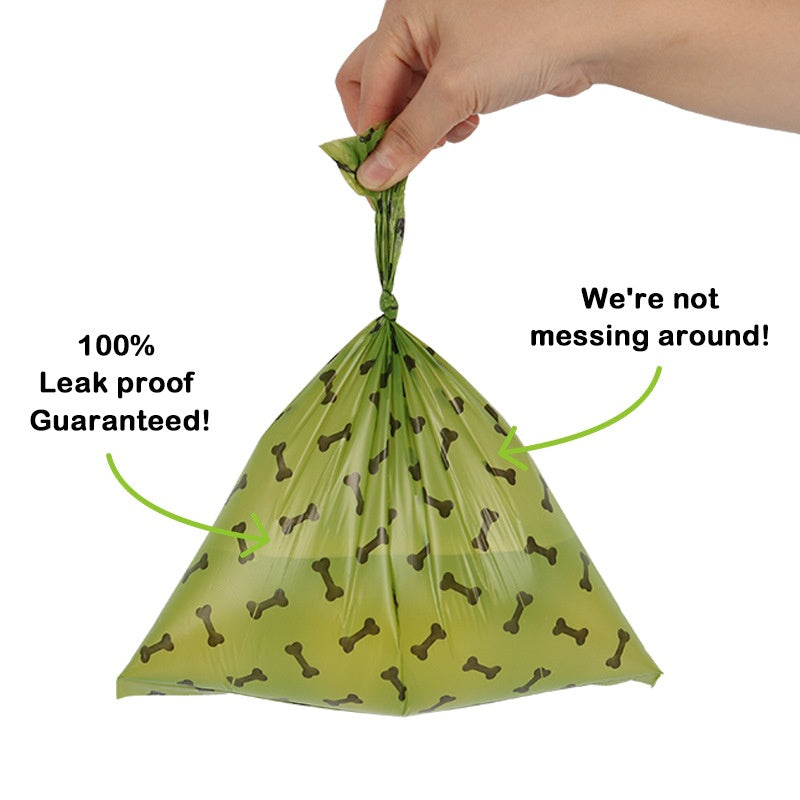 Thickened Dog Poop Bags with Dispenser Options, for dogs.