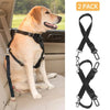 2 Pcs Pet Dog Seat Belt Leash Adjustable & Safety Leads Harness