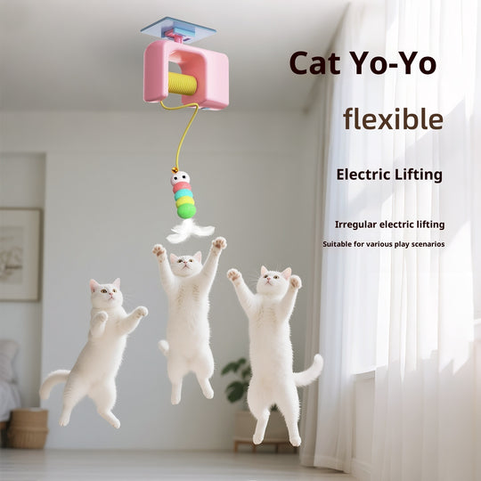 Electric Hanging Yo-Yo Cat Toy – Auto Bouncing Door Teaser