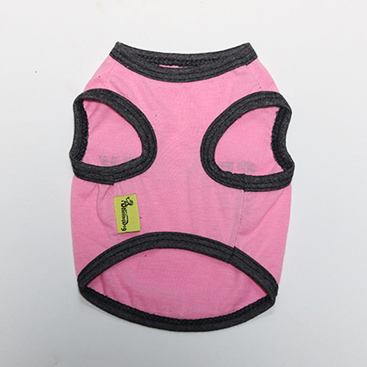 Printed Cotton Security-Style Vest, for dogs.
