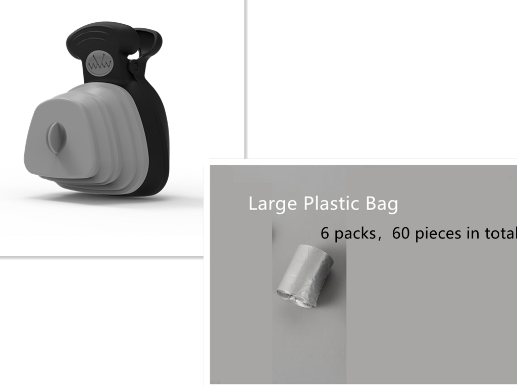 Foldable Poop Scooper with Bag Dispenser for Dogs