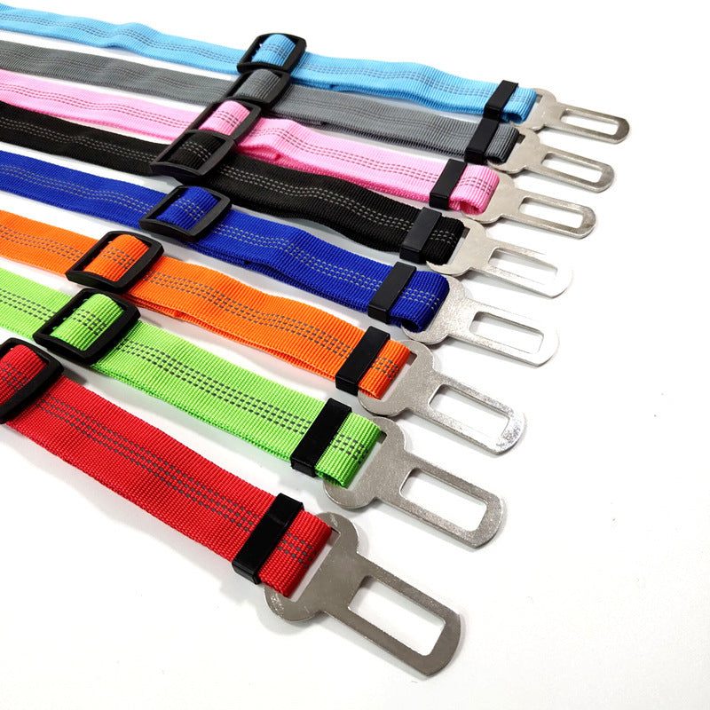 Reflective Elastic Car Seat Belt Leash for Dogs