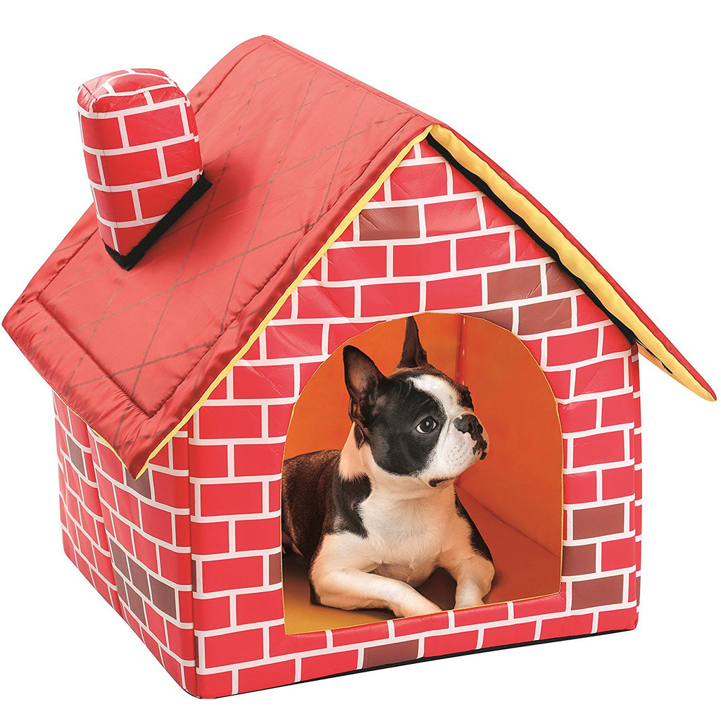Chimney-Shaped Cat House with Removable Cushion, for cats.