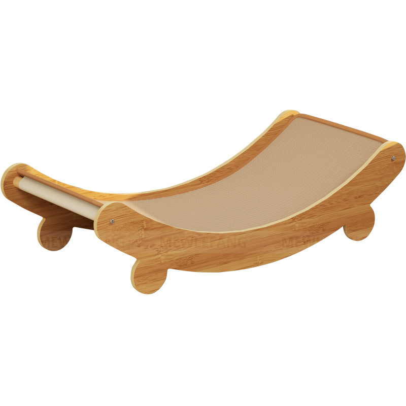 Sisal Scratch Board Recliner Lounge Bed, for cats.