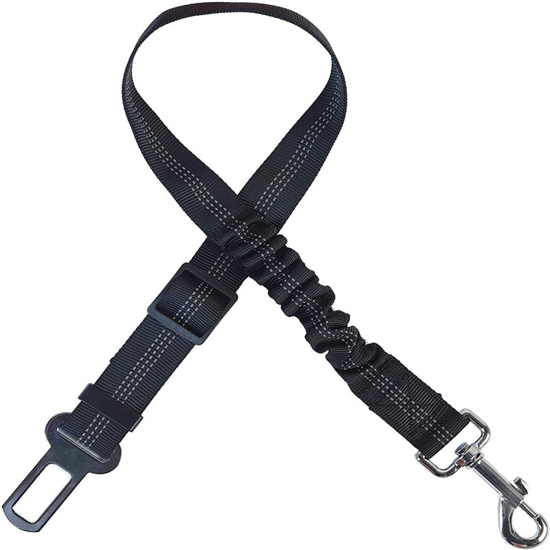 Adjustable Nylon Car Seat Belt Tether for Dogs