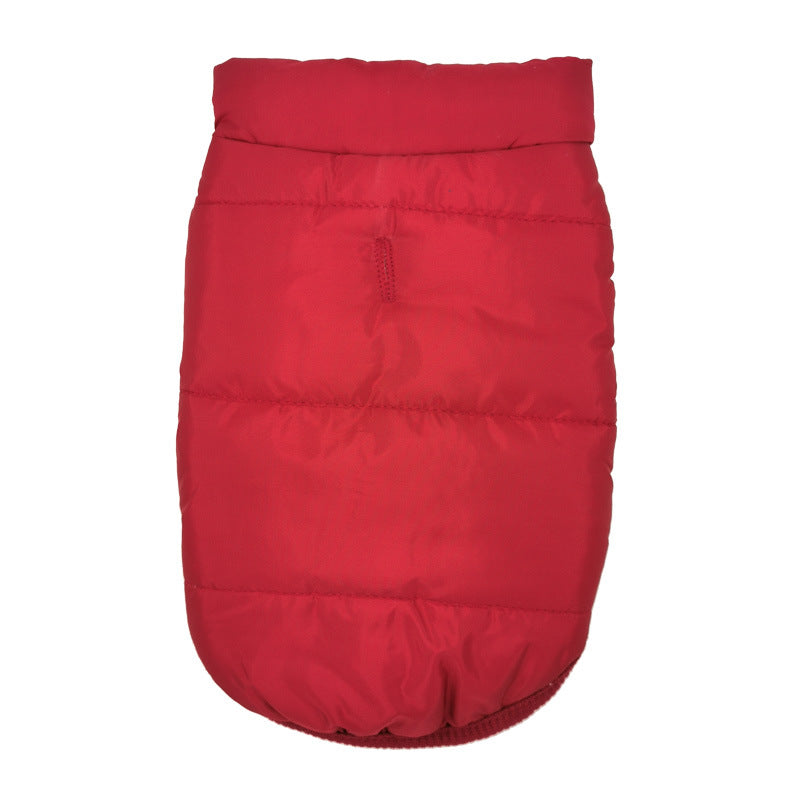 Thickened Cotton Padded Winter Vest Jacket, for dogs.