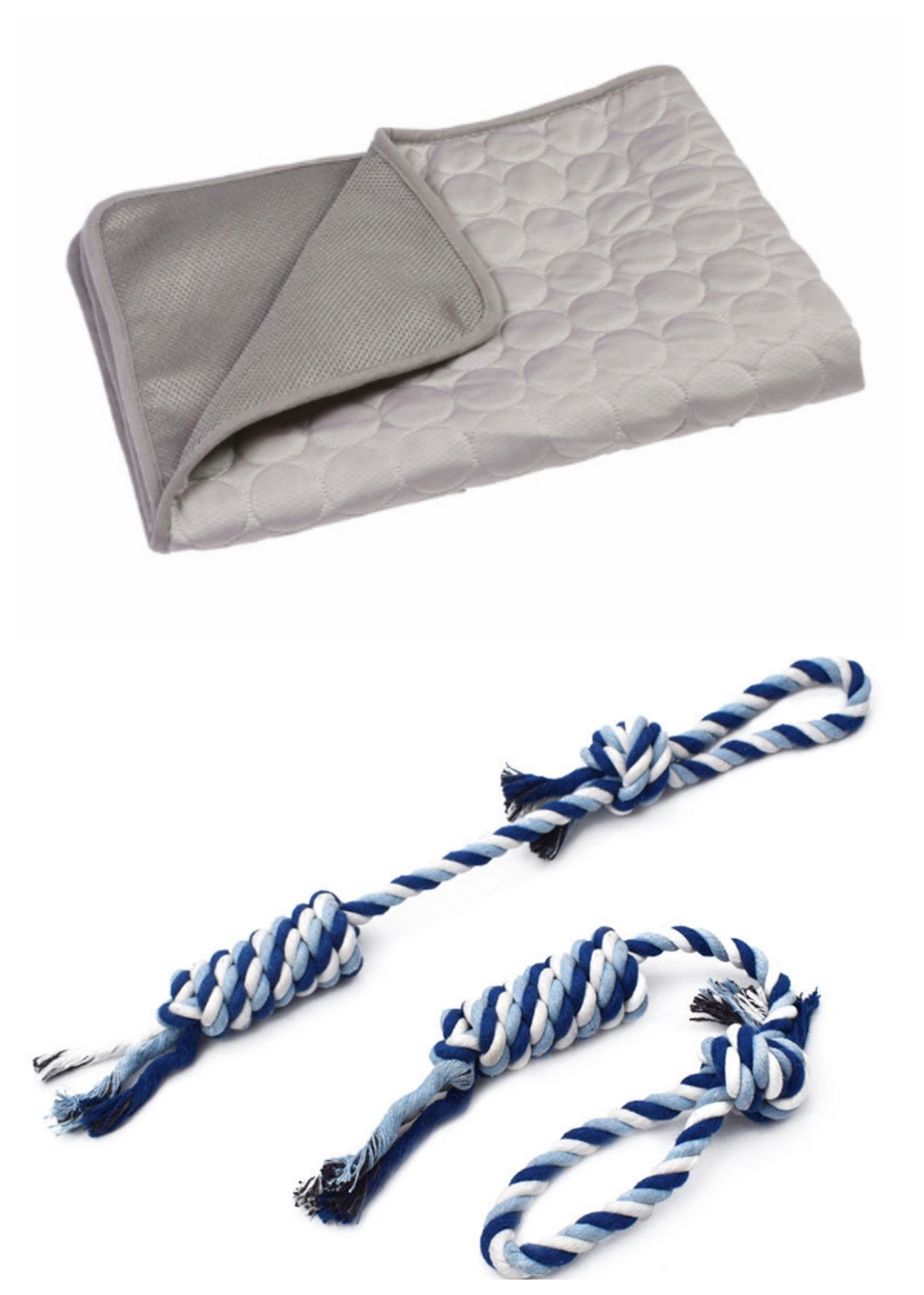 Foldable Summer Cooling Ice Silk Mat for Pets