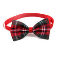 Plaid Bow Tie Collar Accessory for Dogs and Cats