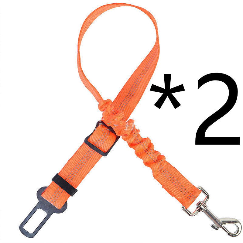 Adjustable Nylon Car Seat Belt Tether for Dogs