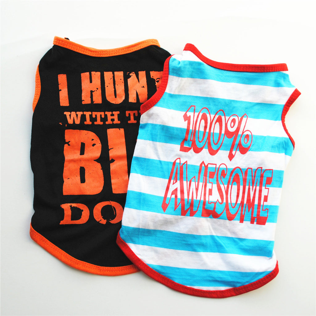 Lightweight Cotton Summer Vest, for dogs.