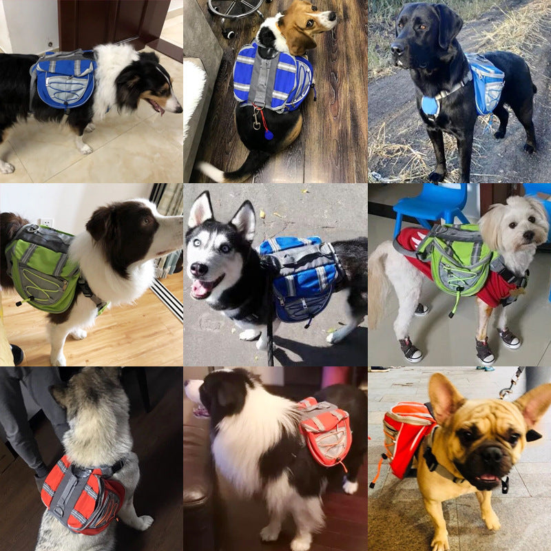 Soft Nylon Pet Backpack for Outdoor Trips, S to L, for dogs and cats.