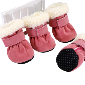 Anti-Slip Winter Dog Booties for Small Breeds, for dogs and cats.