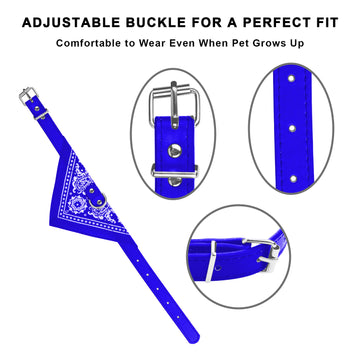 Adjustable Bandana Pet Collar – Triangle Scarf for Cats & Dogs – features