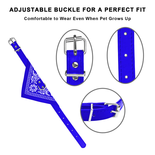 Adjustable Bandana Pet Collar – Triangle Scarf for Cats & Dogs – features