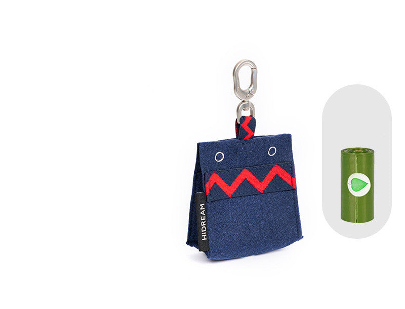 Poop Bag Dispenser Case with a Roll Included for Walks, for dogs.