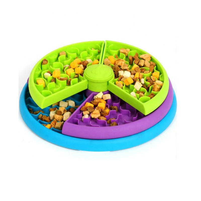 3-in-1 Rotating Slow Feeder Puzzle Bowl for Dogs