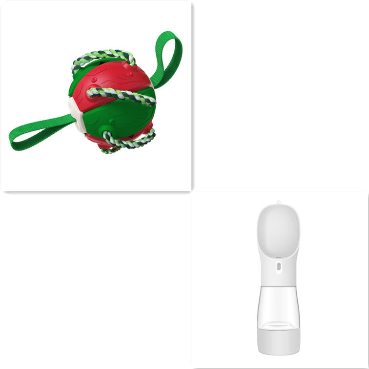 Interactive Dog Football Soccer Ball With Tabs Inflated Training Toy Outdoor Border Collie Balls Pet Products - kindoPet