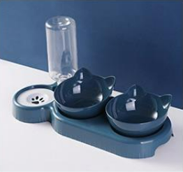 Snail-Shaped Anti-Tip Cat Feeding Bowl, Three Colors