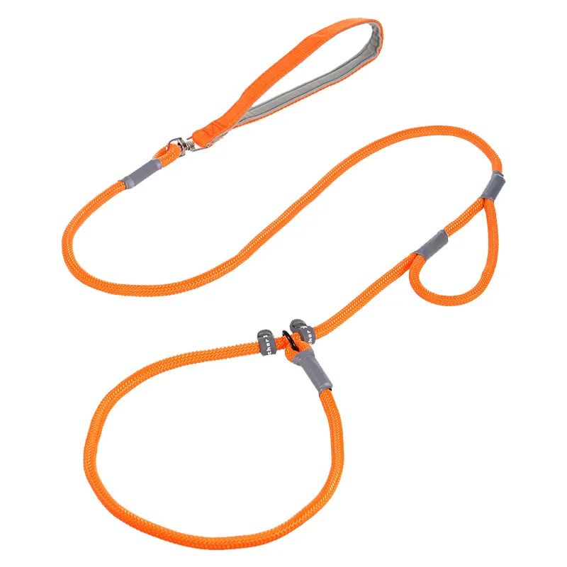 Double-Handle No-Pull Nylon Leash, for dogs.