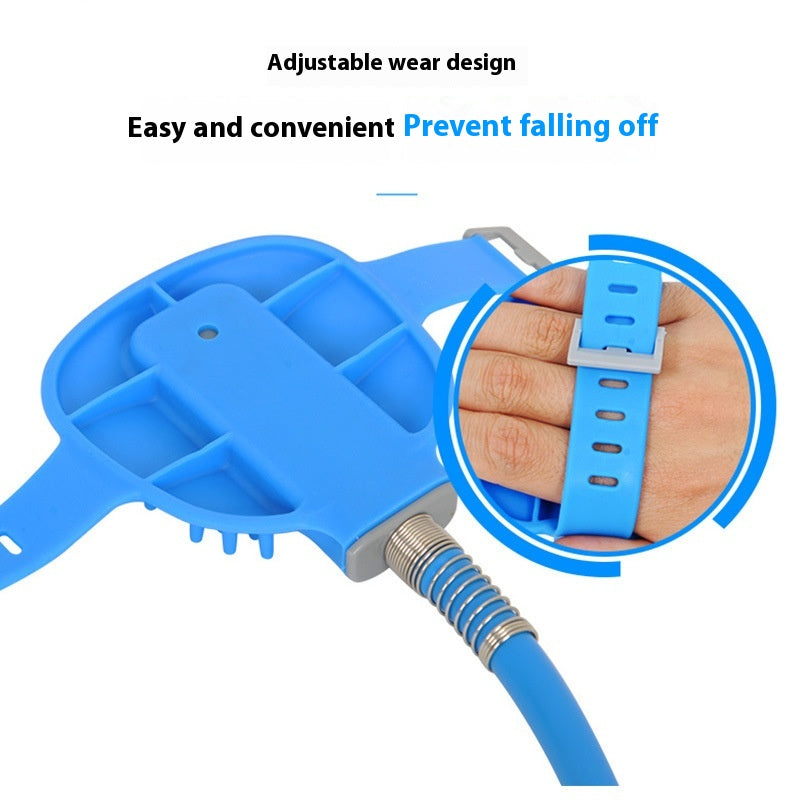 Silicone Handheld Massage Bathing Glove for Dogs
