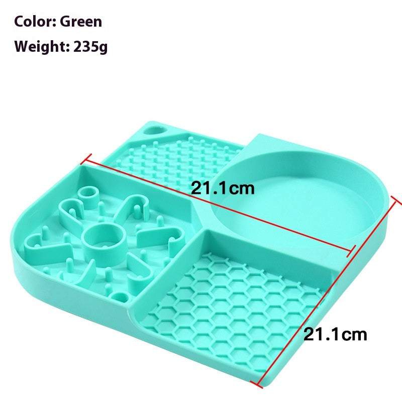 Silicone Slow Feeding Bowl, for dogs and cats.