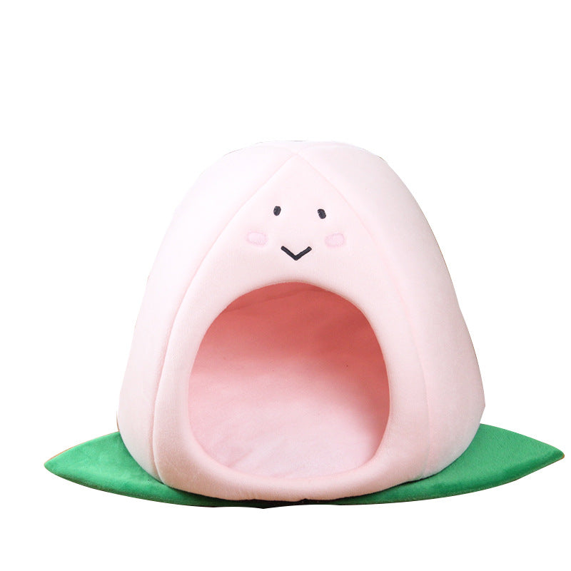 Detachable Washable Cat House Bed, Three Sizes, for cats.